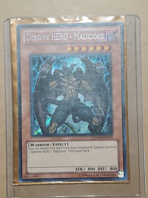 Yugioh - Destiny Hero - Malicious - RYMP-EN034 - Secret Rare - 1st Edition-image