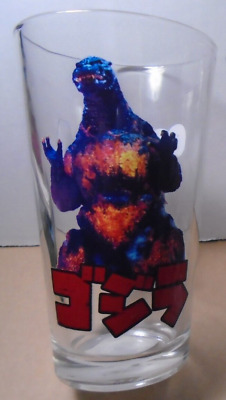 GODZILLA VS DESTROYAH TOON TUMBLERS PINT GLASS KAIJU MOVIE POSTER ART NEW-image