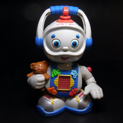 Fisher Price 2011 Vintage Musical Voice Robot Toy For Kids N6301-image