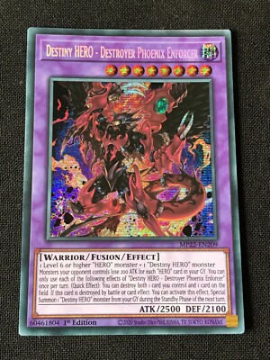 Destiny Hero - Destroyer Phoenix Enforcer MP22-209 1st Ed Yu-Gi-Oh PACK FRESH-image