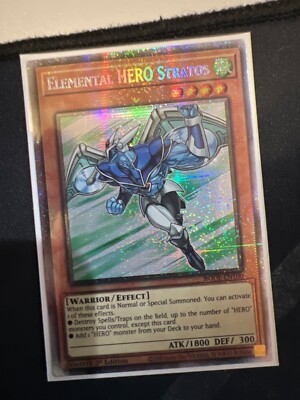 Elemental HERO Stratos (Starlight Rare) BODE-EN100 Burst of Destiny 1st Edition-image