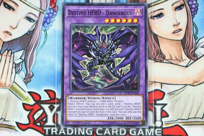Yugioh Destiny HERO - Dangerous MP18-EN100 1st Ed Common-image