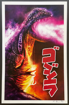 Godzilla Signed Limited Edition Art Print by Rob Birchfield-image