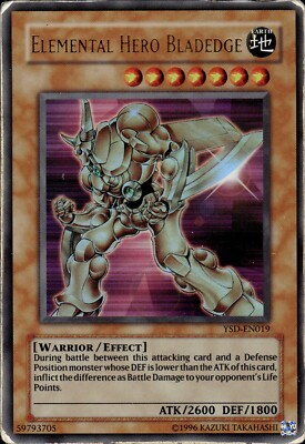Elemental Hero Bladedge - Ultra Rare YSD-EN019 - HP - YuGiOh-image