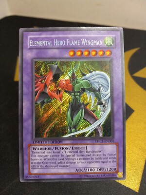 Elemental Hero Flame Wingman EHC1-EN004 Secret Rare Limited Edition Yu-Gi-Oh-image