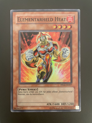Yu-Gi-Oh! Elemental HERO Heat PP02-EN007 Super Rare Excellent Unlimited-image