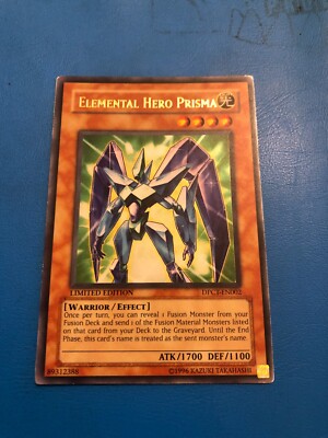 YUGIOH Ultra Rare Elemental Hero Prisma DPCT-EN002 PLAYED-image