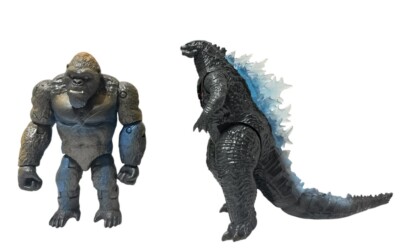 2020 Legendary Playmates Toho 6” Godzilla & King Kong Figure Not Tested T236-image