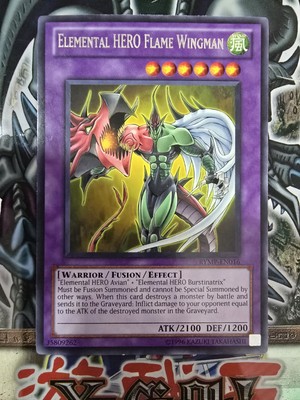 ELEMENTAL HERO FLAME WINGMAN RYMP-EN016 RARE YUGIOH TCG LP-image
