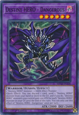 Destiny HERO - Dangerous - MP18-EN100 - Common - 1st Edition Near Mint 2018 Mega-image