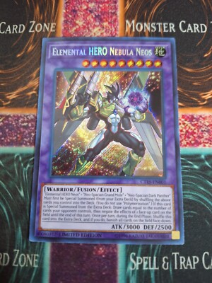 Yu-Gi-Oh! Elemental HERO Nebula Neos CT15-EN001 Secret Rare Limited LP-image