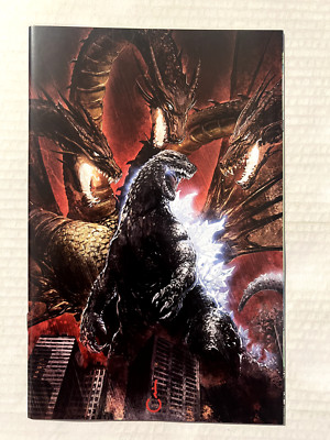 GODZILLA RIVALS VS KING GHIDORAH #1 CLAYTON CRAIN COVER ART IDW COMICS 2022-image