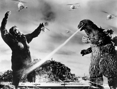 8x10 Print King Kong vs Godzilla Universal 1962 #KKGO-image