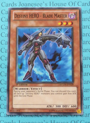 Destiny HERO - Blade Master LCGX-EN129 Yu-Gi-Oh Card 1st Edition New-image