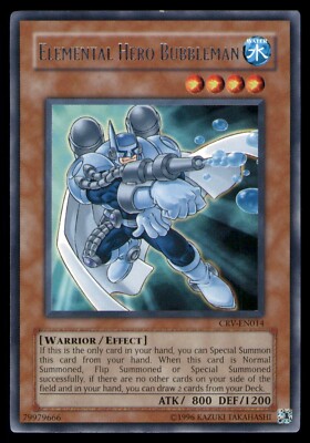 Elemental Hero Bubbleman CRV-EN014 Cybernetic Revolution-Unlimited Edition...-image