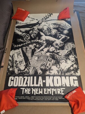 Godzilla x Kong: The New Empire Poster by Jonathan Wayshak 24x36-image
