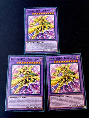 Destiny HERO - Dusktopia (X3) LEHD-ENA32 Yugioh 1st Edition (New)-image