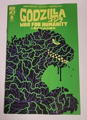 Godzilla: War for Humanity #5 05/2024 VF+ COVER A (MacLean) IDW PUBLISHING -image