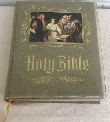 Holy Bible Heirloom Master Reference Edition King James Version Red Letter 1971-image