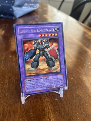 YUGIOH Elemental Hero Rampart Blaster DP1-EN012 Rare Unlimited-image