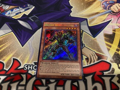 Destiny HERO - Decider DESO-EN003 1st Secret Rare NM Yugioh Card-image