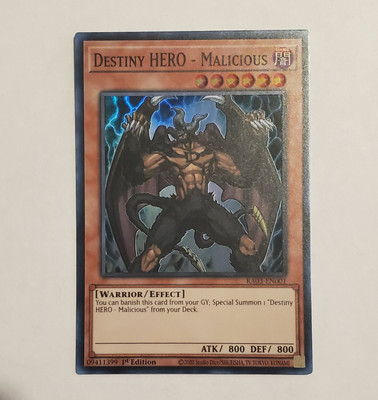 Destiny HERO - Malicious Suoer Rare Quarter Century Bonanza 1st Edition-image