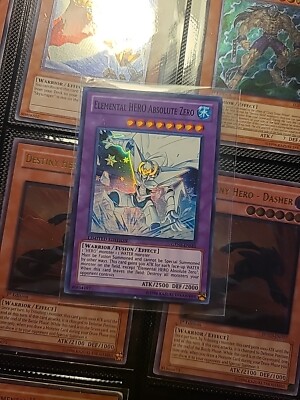 *** ELEMENTAL HERO ABSOLUTE ZERO *** (LP) SUPER RARE GENF-ENSE1 YUGIOH!-image