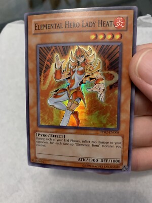YuGiOh Trading card Elemental Hero Lady Heat PP02-EN008 Holo Yu-Gi-Oh-image