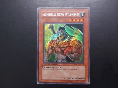 Yugioh - Elemental Hero Wildheart EHC2-EN003 Secret Rare Promo-image