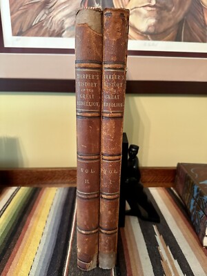 Civil War - Pictorial History of the Great Rebellion, Volumes 1 & 2. MAPS Illust-image