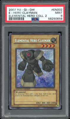 2007 Yu-Gi-Oh! Elemental Hero Collection 2 Elemental Hero Clayman PSA 9-image