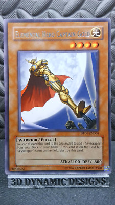 | Yugioh Elemental Hero Captain Gold DP06-EN004 Rare NM-/LP 🔥 |-image