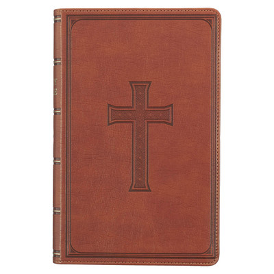 KJV Holy Bible, Giant Print Standard Size Faux Leather Red Letter Edition --image