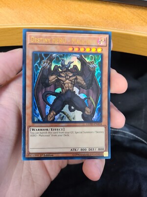 Yugioh Destiny HERO - Malicious LEHD-ENA04 1st Ultra Rare-image