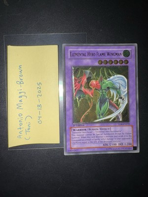 Elemental HERO Flame Wingman (UTR) TLM-EN035 The Lost Millennium 1st Edition-image