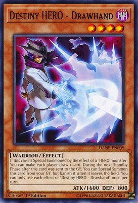 YGO DANE-EN009 Destiny HERO - Drawhand DANE-EN009 Yu-gi-oh-image