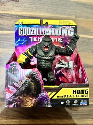 NEW Godzilla X Kong Monsterverse 6” Figure King Kong with Beast Glove IN HAND-image