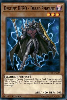 Yu-Gi-Oh! Destiny HERO - Dread Servant LEHD-ENA07 Common NM-image