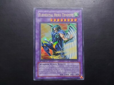 Yugioh - Elemental Hero Tempest EEN-EN034 Ultra Rare 1st Edition-image