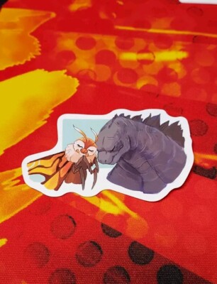 Godzilla Mothra Sticker-image