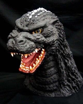 Bio-Godzilla 1:1 scale Movie Prop Replica Head Bust Godzilla 1989 -image