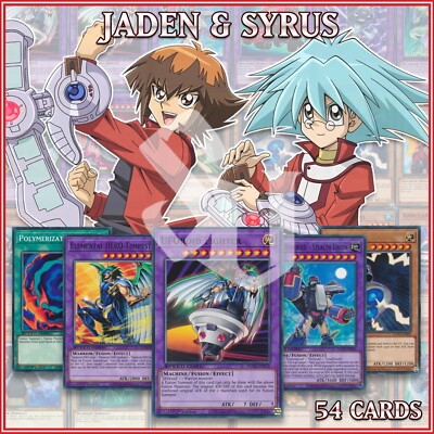 JADEN & SYRUS DECK 54 | Steamroid Drillroid Expressroid UFORoid Truckroid YuGiOh-image