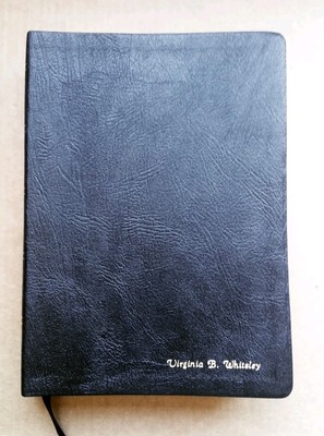 Thompson Chain Reference Bible KJV 2003 5th Ed Genuine Black Leather LG Print-image