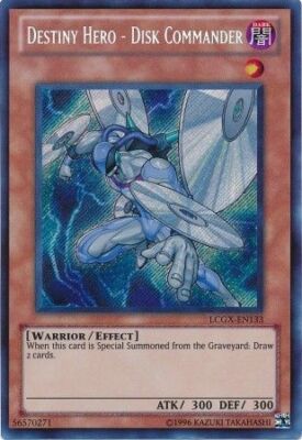 Near Mint x 1 Destiny HERO - Disk Commander - LCGX-EN133 - Secret Rare - Unlimit-image