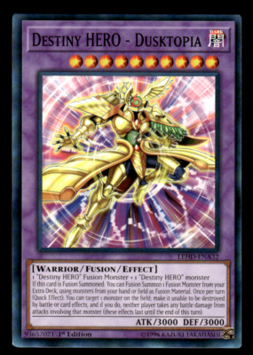 Destiny HERO - Dusktopia - LEHD-ENA32 - Common - 1st Edition NM Yugioh!-image