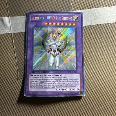 Yugioh Elemental HERO The Shining PRC1-ENV01 Secret Rare Limited - HP-image