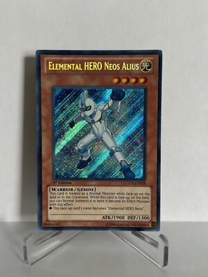 Yugioh - Elemental HERO Neos Alius -  LCGX-EN028 -  Secret Rare - NearMint-image