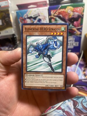 Yugioh x1 Elemental HERO Stratos Common HAC1-EN015 (Near Mint!)-image