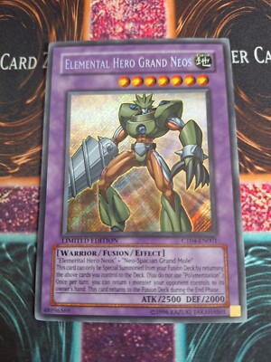 Yu-Gi-Oh! Elemental Hero Grand Neos CT04-EN001 Secret Rare Limited NM b2/-image
