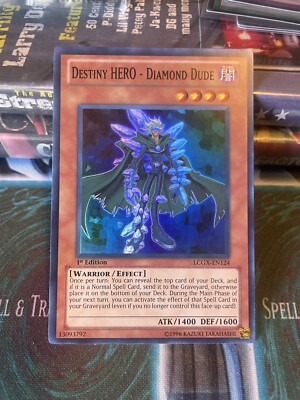 Destiny HERO - Diamond Dude LCGX-EN124 Legendary Collection 2 NM yugioh 1st ed-image
